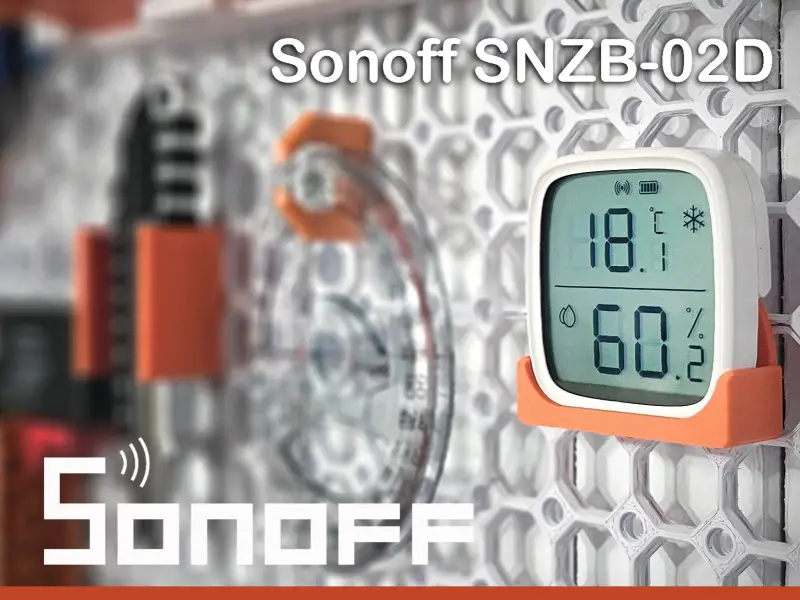 Bandeja de soporte Sonoff SNZB-02D para Multiboard
