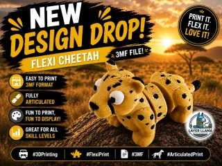Layer Llama - Flexi Cheetah