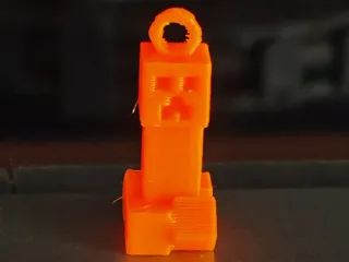 Minecraft Creeper Keychain