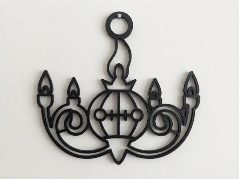 Chandelure Wall Art Pokemon - Home Decor