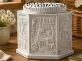 Cottage Mouse Jar – Cozy Cottagecore Relief - MellowVerse-0