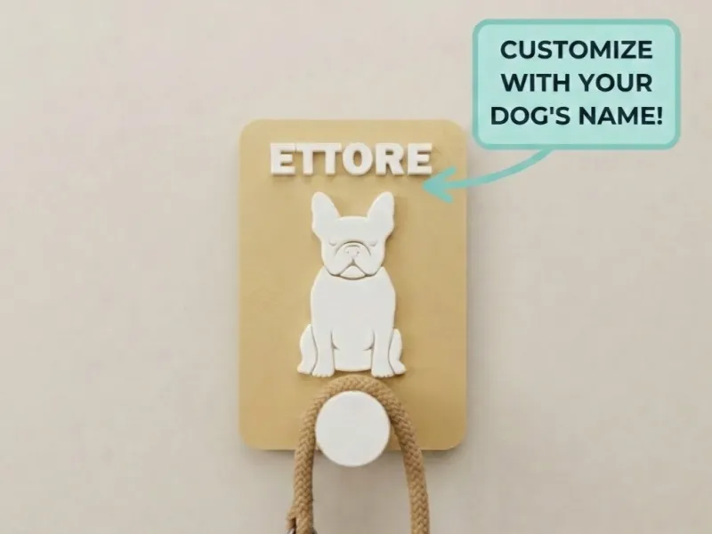 Gepersonaliseerde Franse Bulldog Houder