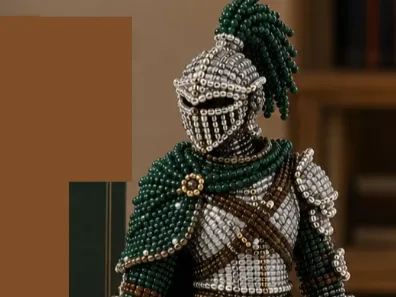Cavaleiro com Contas de Esmeralda