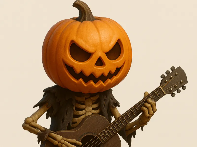 Graveyard Blues: The Rockin' Pumpkin Bard