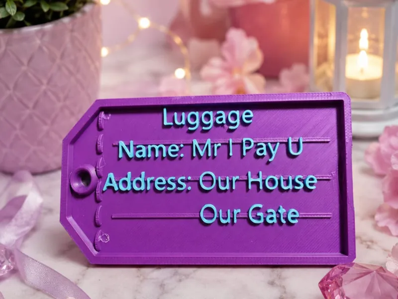 Lable tag payment card