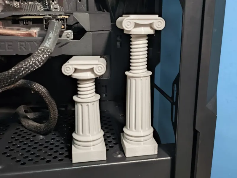 Suporte de Pilar Grego para GPU