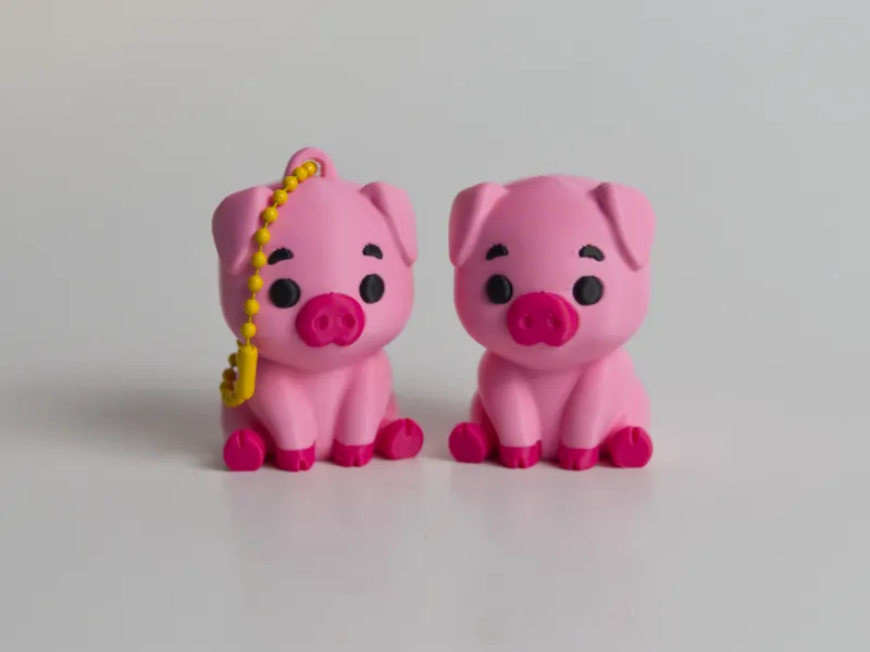 Cute Pig Keychain