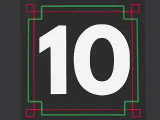 Placa n10 Para Numero de Porta