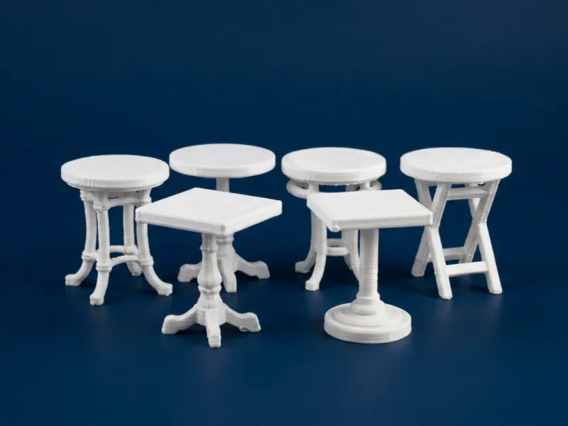 1:12 Schaal Poppenhuis Bistrotafelset