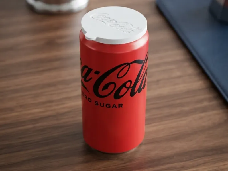 Tampa para lata de Coca-Cola 330ml