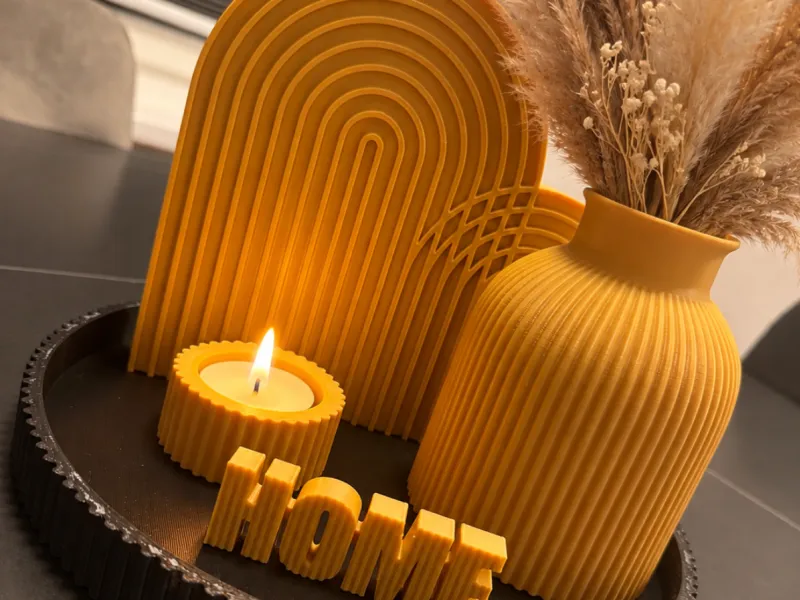 Conjunto decorativo: Casa aconchegante