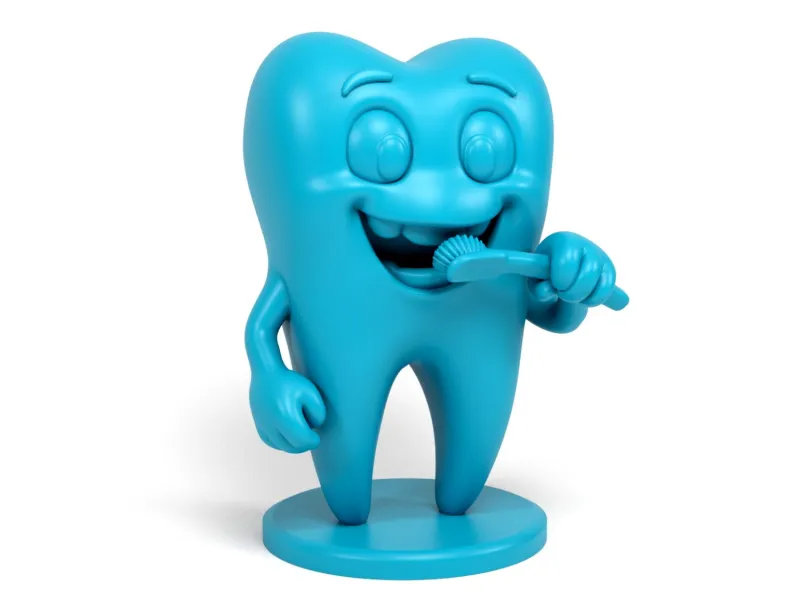 Cartoon tooth
