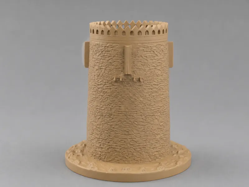 卡塔尔阿尔科尔塔 3D可打印地标 STL 3D打印模型