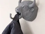Buffalo Head Wall Hanger Coat and Key Holder Hook-0