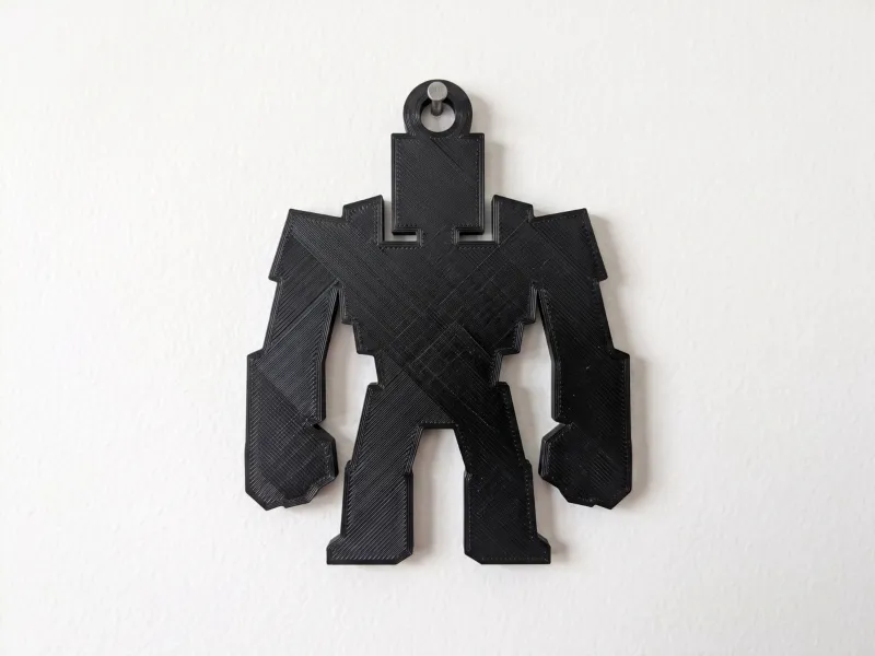 Minecraft Iron Golem Wall Art - Gamer Decor