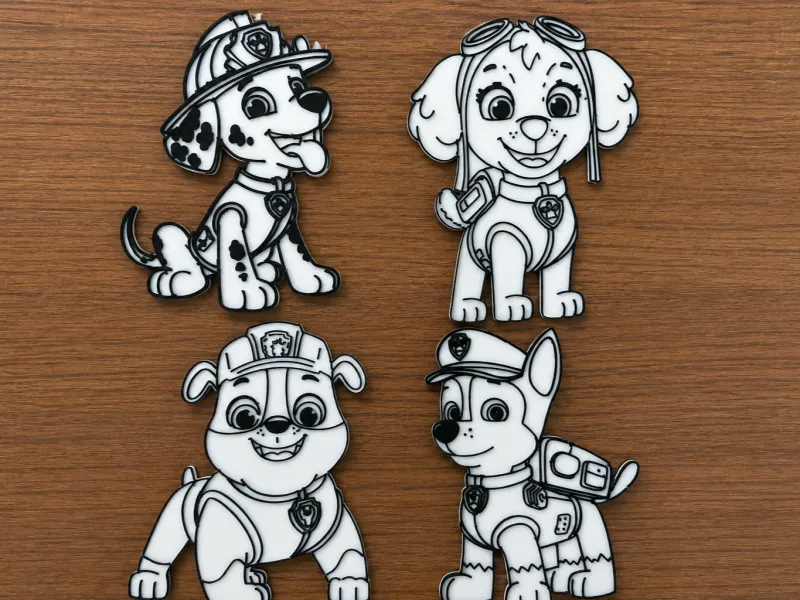 Paw Patrol para Colorear