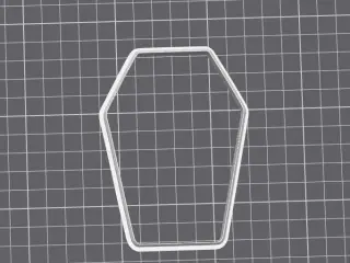 Casket Cookie Cutter