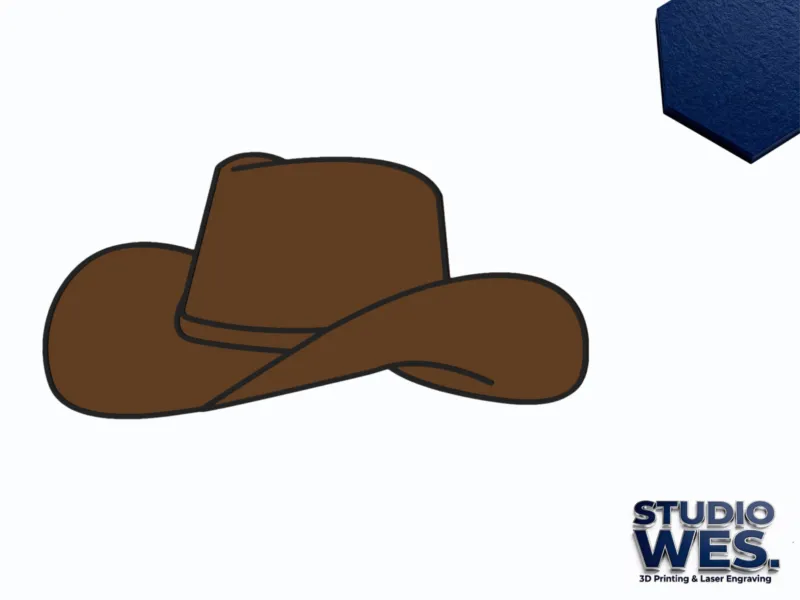 Cowboy Hat - Wall Art v1
