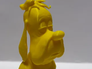 Cartoon dog head bust