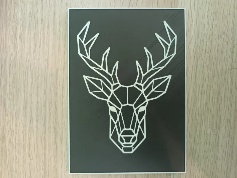Postkarte Hirsch