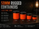 Rugged Container 50mm Set - 4 Pieces-0