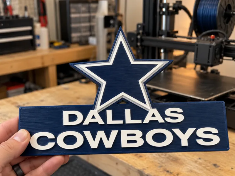 Cowboys wall sign