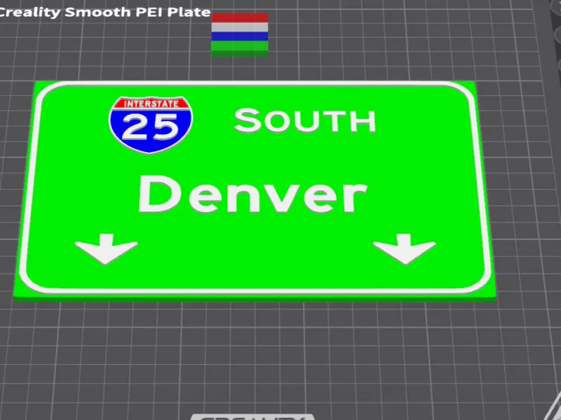 Highway Sign - Denver