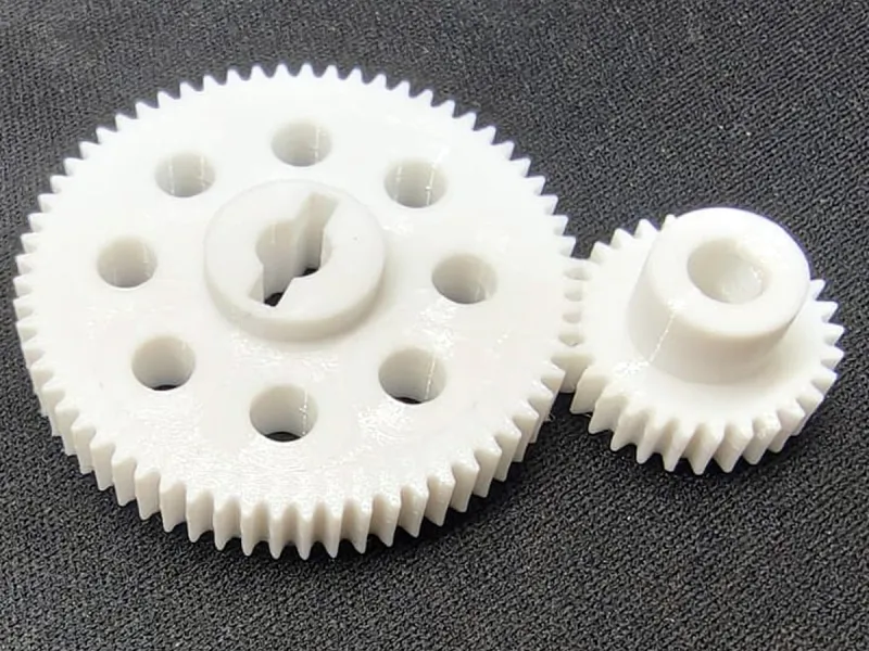 Module 0.6 Pinions 17-29T + 64T Spur, 5mm D-shaft
