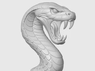 Viper Bust Model