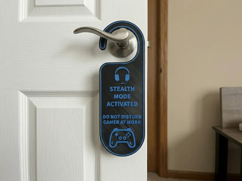 Stealth Mode Hanger Tag