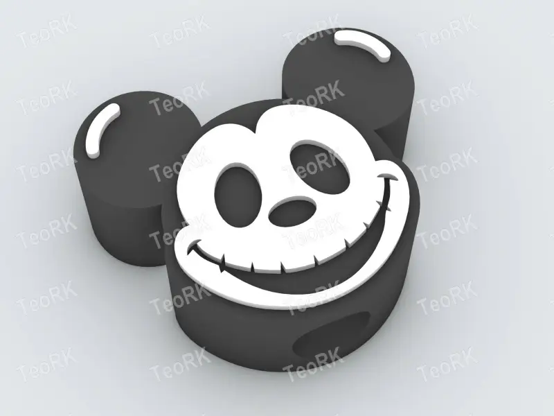Straw Topper MICKEY MOUSE HALLOWEEN