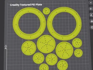 Spirograph drawing template
