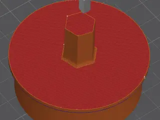 spool to drill adapter