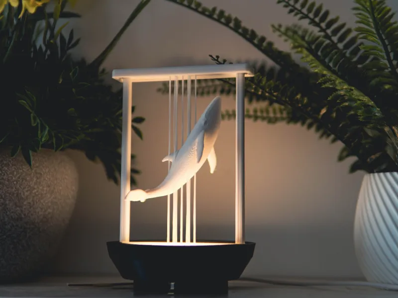 The Whale - Suspended String Lamp