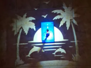 lampara de sombras delfin