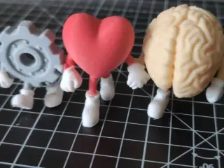 HBK Heart Brain and Gear Figure