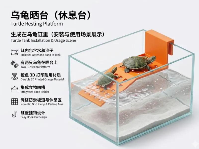 乌龟晒台