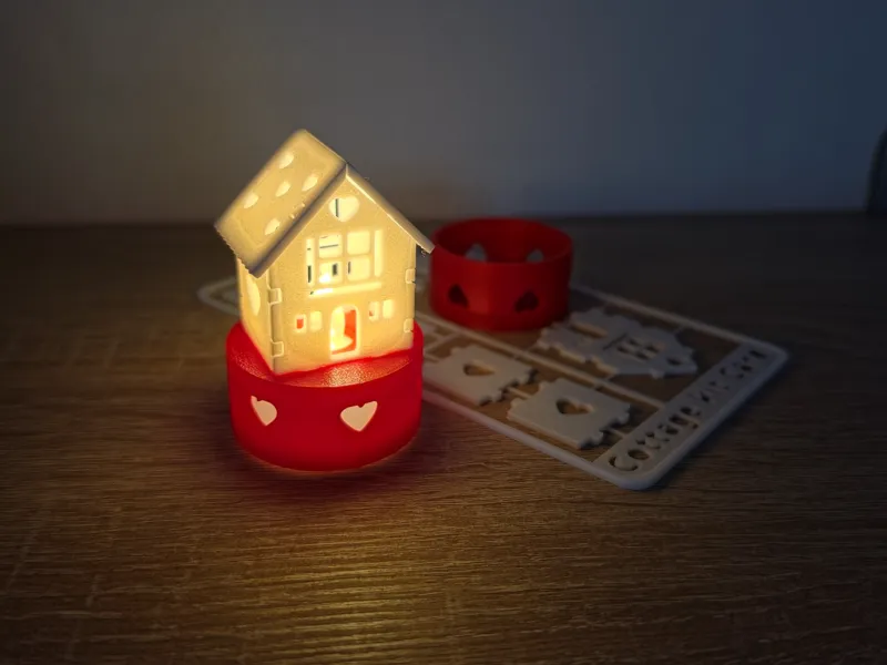 Cottage Kit Card for LED Tea Light
