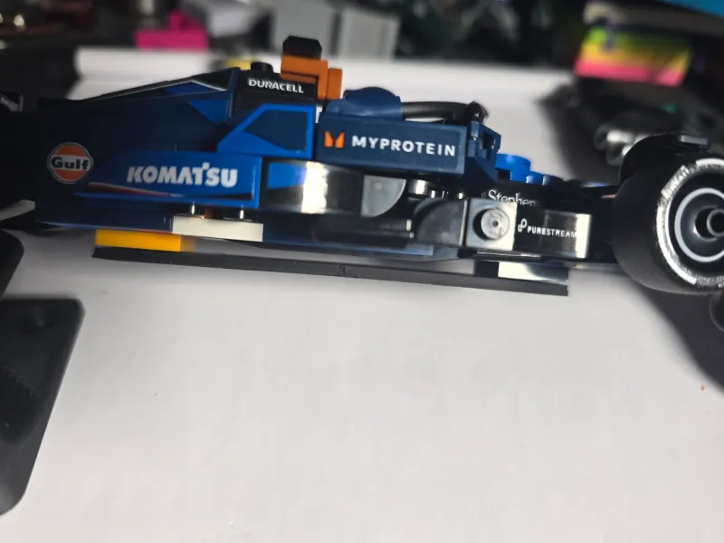 LEGO F1 speed champions wall mount