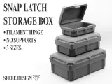 SNAP LATCH STORAGE BOX-0