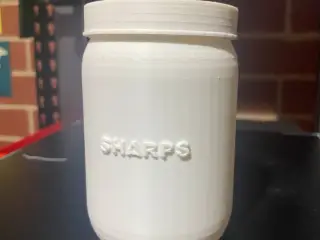 Small sharps container v2