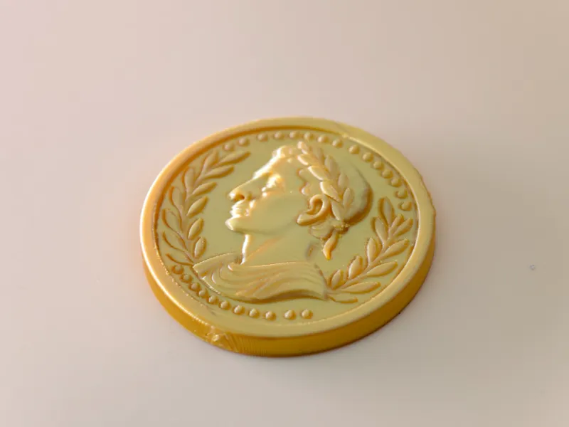 Moneda de oro romana