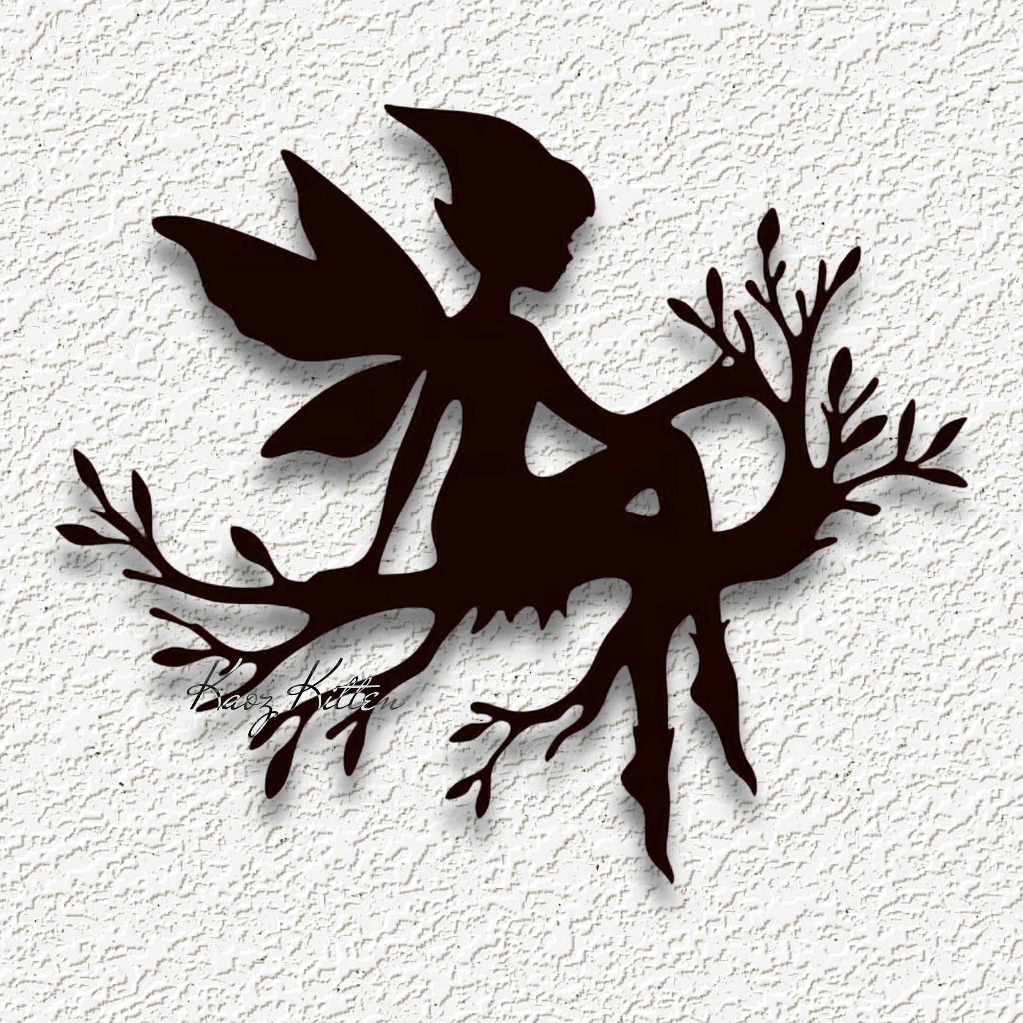 forest pixie fairy sprite wall art home decorr