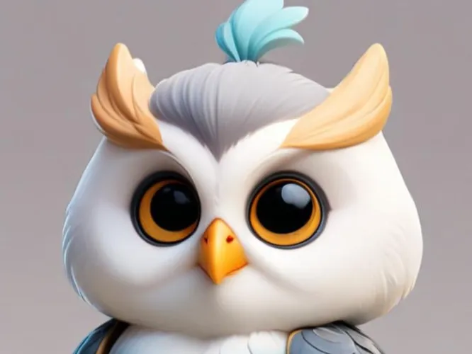Azure Crest Owl