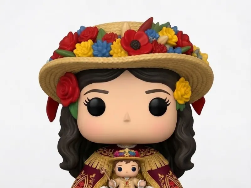 Virgen del Rocío im Pop-/Chibi-Stil (Sammlerstück)