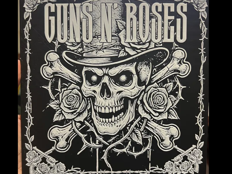 Guns N Roses v2 Hueforge 200x200