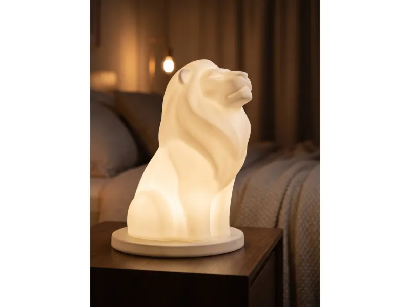 Lion Lamp 3D Print | Minimalist Lion Night Light