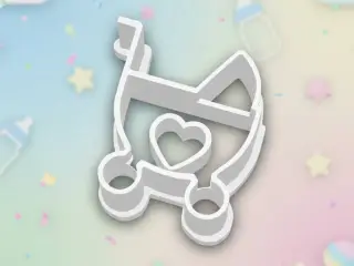 Coche Baby Shower Cookie Cutters