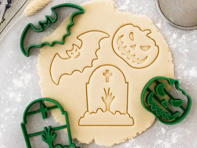 Halloween Cookie Cutter Set, 3 Cute Cake Cutter