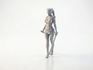 Aayla Secura Figurine Star Wars 3D Printable